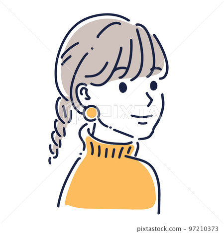 女性插畫素材 97210373