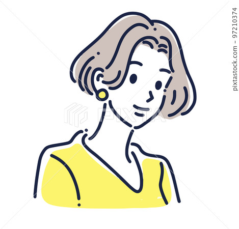 女性插畫素材 97210374