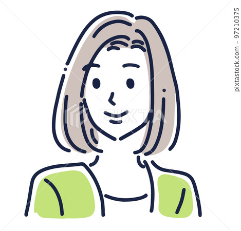 女性插畫素材 97210375