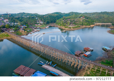 Long Wooden Mon Bridge or sapan mon 97212777