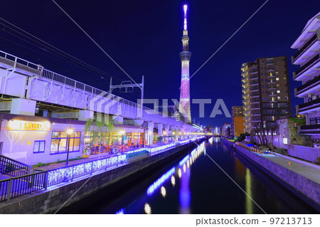 Night Sky Tree and Tokyo Mizumachi 97213713