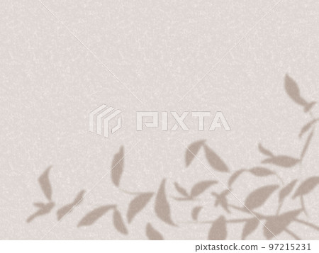 A simple background with shadows of leaves on a beige wall A simple background with shadows of leaves on a beige wall 97215231