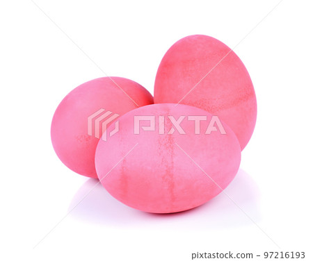 Preserved egg isolated on white background Preserved egg isolated on white background 97216193