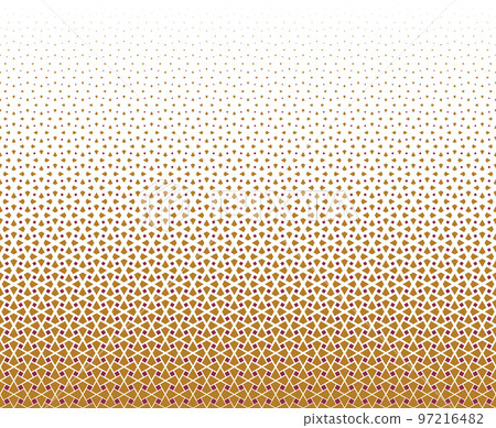 Geometric pattern of black figures on a white background. Seamless in one direction.SCALE method Geometric pattern of black figures on a white background. Seamless in one direction.SCALE method 97216482