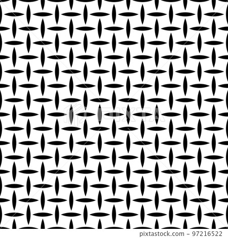 Seamless geometric pattern of black figures on white background Seamless geometric pattern of black figures on white background 97216522