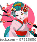 戴梅花簪的舞妓 97216650