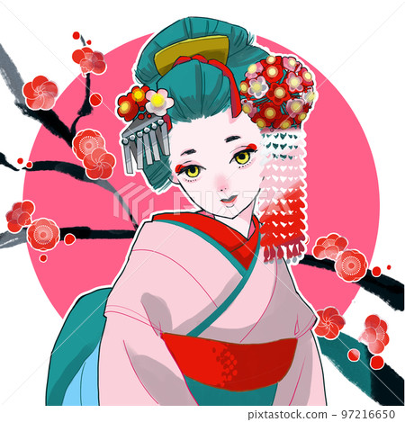 戴梅花簪的舞妓 97216650