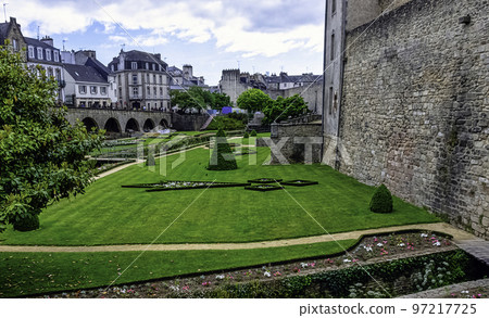 City Walls and park in Vannes, Brittany, France City Walls and park in Vannes, Brittany, France 97217725