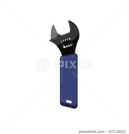 service wrench tool cartoon vector illustration service wrench tool cartoon vector illustration 97218001