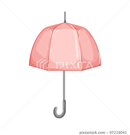summer umbrella rain cartoon vector illustration 97218041