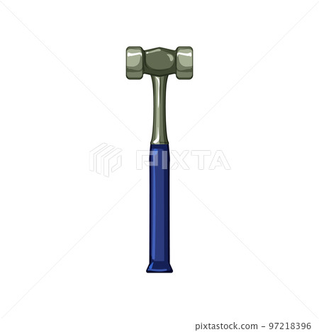 claw hammer tool cartoon vector illustration 97218396