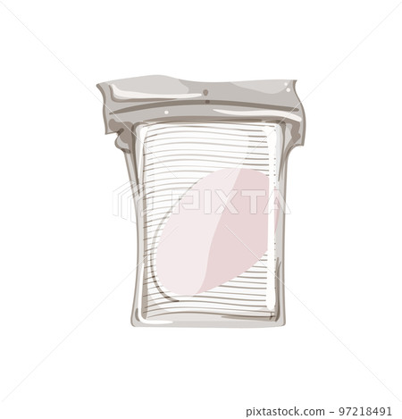 facial cotton pad cartoon vector illustration facial cotton pad cartoon vector illustration 97218491