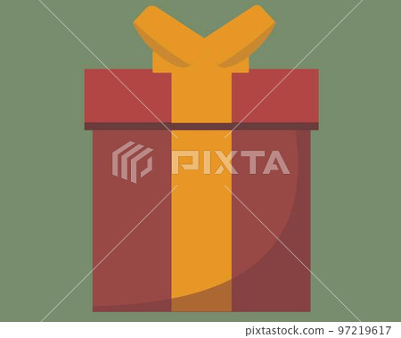 紅色聖誕禮物。禮品盒 紅色聖誕禮物。禮品盒 97219617