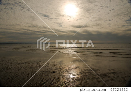 福津市鏡海夕陽夕陽倒影 福津市鏡海夕陽夕陽倒影 97221312