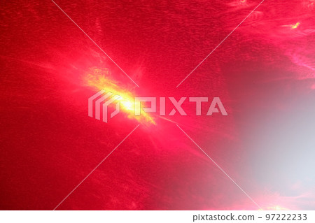 Abstract photophone painted with a red laser as a result of light refraction. Place for text. Abstract photophone painted with a red laser as a result of light refraction. Place for text. 97222233