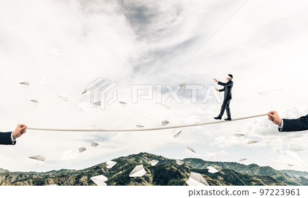 Hidden risks,dangers and business support concepts 97223961