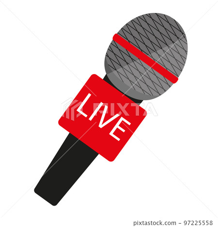 Microphone for live news 97225558