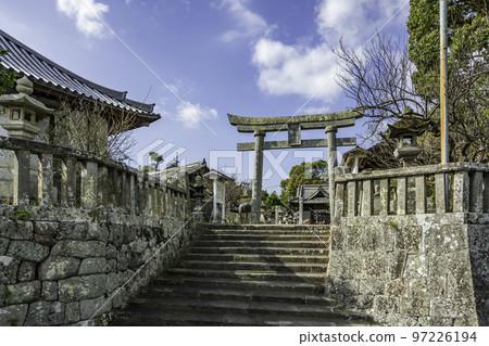 大分縣杵築市杵築天滿神社鳥居 大分縣杵築市杵築天滿神社鳥居 97226194