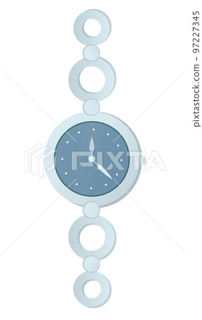 Wristwatch for a woman - modern flat design style single isolated image Wristwatch for a woman - modern flat design style single isolated image 97227345