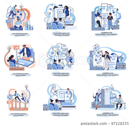 Help in professional development. Qualified employee training program. Learning for software development and growth 97228255