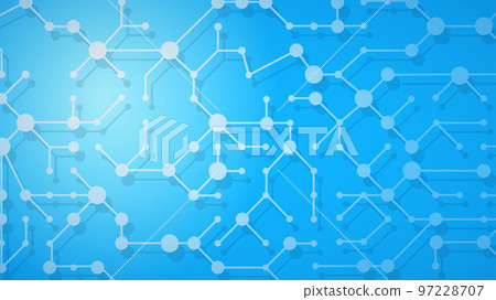 Abstract background of connecting lines and dots Abstract background of connecting lines and dots 97228707