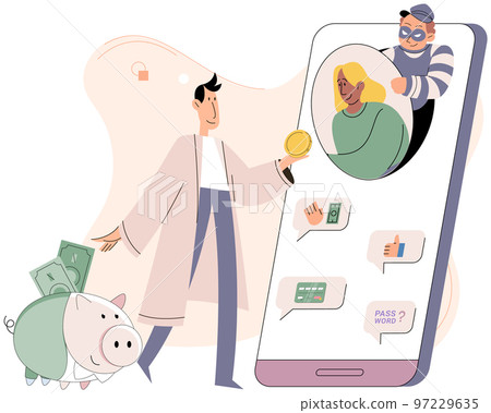 Hacker attack. Internet phishing, hacked username, password. Fraud with user data on social networks Hacker attack. Internet phishing, hacked username, password. Fraud with user data on social networks 97229635