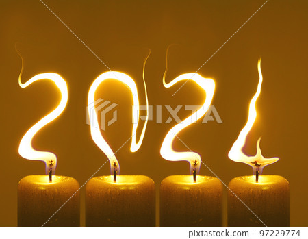 Happy new year 2024 - candles 97229774