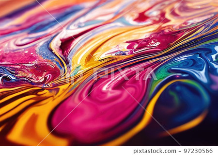 Abstract bright colorful fluid painting art background digital illustration Abstract bright colorful fluid painting art background digital illustration 97230566