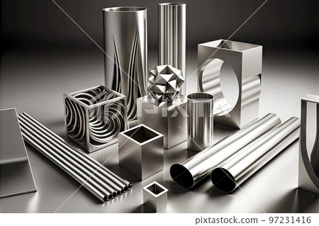 Various metal products manufactured by aluminum industry factory Various metal products manufactured by aluminum industry factory 97231416
