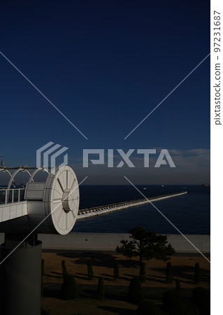 symbol tower, yokohama, yokohama, harbor, sea, sky, blue, japan, wharf, honmoku, honmoku, white, white tower, traffic light, symbol tower, yokohama, yokohama, harbor, sea, sky, blue, japan, wharf, honmoku, honmoku, white, white tower, traffic light, 97231687