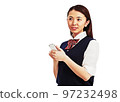 Illustration from a photo of a high school girl 97232498