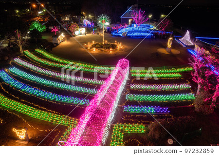 Illuminations at Kasumigaura General Park, Tsuchiura City, Ibaraki Prefecture 97232859