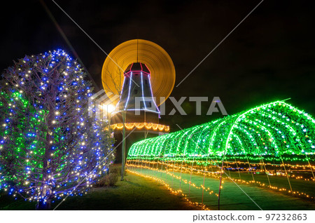 Illuminations at Kasumigaura General Park, Tsuchiura City, Ibaraki Prefecture Illuminations at Kasumigaura General Park, Tsuchiura City, Ibaraki Prefecture 97232863