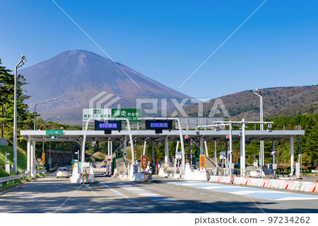 Gotemba City, Shizuoka Prefecture Higashi Fuji Five Lakes Road Subashiri Toll Gate Gotemba City, Shizuoka Prefecture Higashi Fuji Five Lakes Road Subashiri Toll Gate 97234262