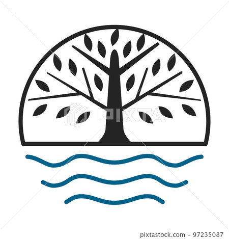 Tree Logo template Icon Illustration abstract Brand Identity 97235087