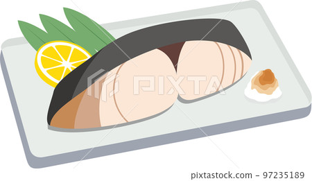 Salt-grilled fish 97235189