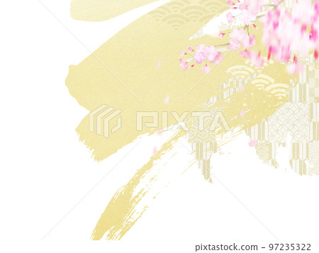 Spring modern Japanese style background Spring modern Japanese style background 97235322