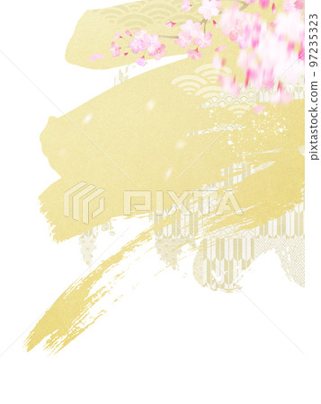Spring modern Japanese style background 97235323