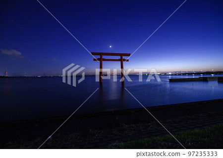 鹿島神社 一鳥居 鹿島市 97235333