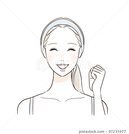 Smiling woman beauty image Smiling woman beauty image 97235977