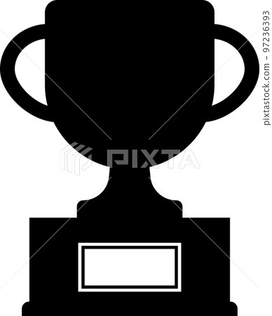 Trophy simple illustration icon Trophy simple illustration icon 97236393
