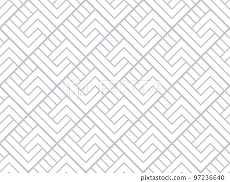 Abstract geometric pattern. A seamless vector background. White and gray ornament. Graphic modern pattern. Simple lattice graphic design. Abstract geometric pattern. A seamless vector background. White and gray ornament. Graphic modern pattern. Simple lattice graphic design. 97236640