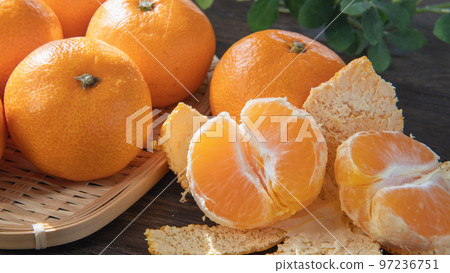 Peeled mandarin orange Peeled mandarin orange 97236751