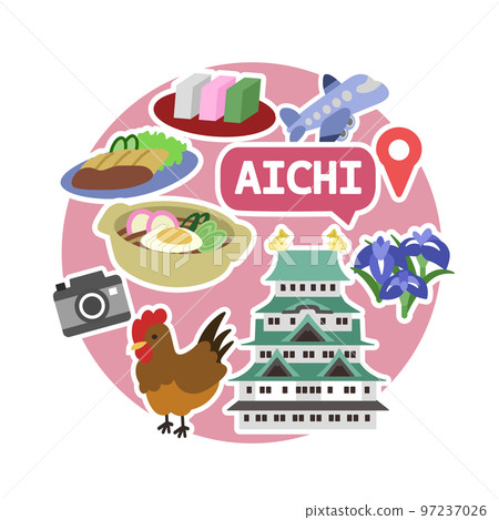 Aichi icon No line Circle Aichi icon No line Circle 97237026