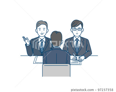 Illustration from the interviewer's point of view Employment job hunting 97237358