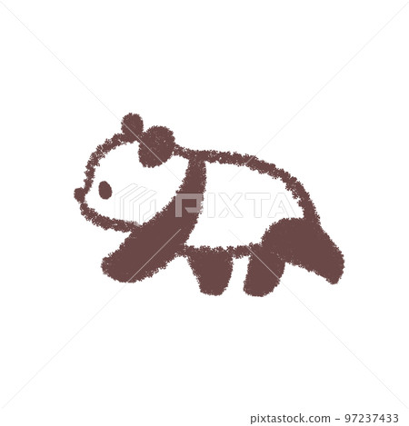 baby panda walking 1 97237433