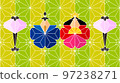 hinamatsuri, japanese pattern, vector 97238271