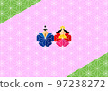 hinamatsuri, japanese pattern, vector 97238272