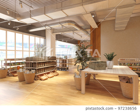 Scenery of cafe shop 97238656