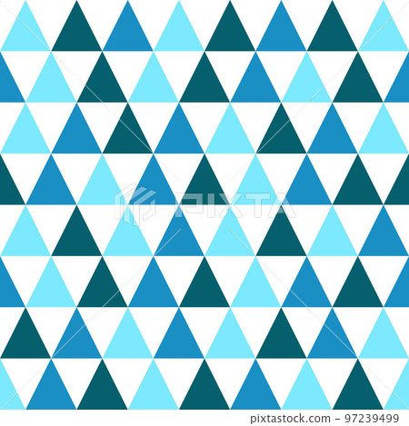 Seamless pattern. White background with blue triangle . Vector illustration. Seamless pattern. White background with blue triangle . Vector illustration. 97239499